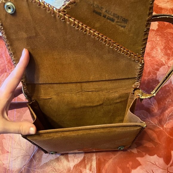 Genuine Alligator Purse from the 1950s - Picture 12 of 14